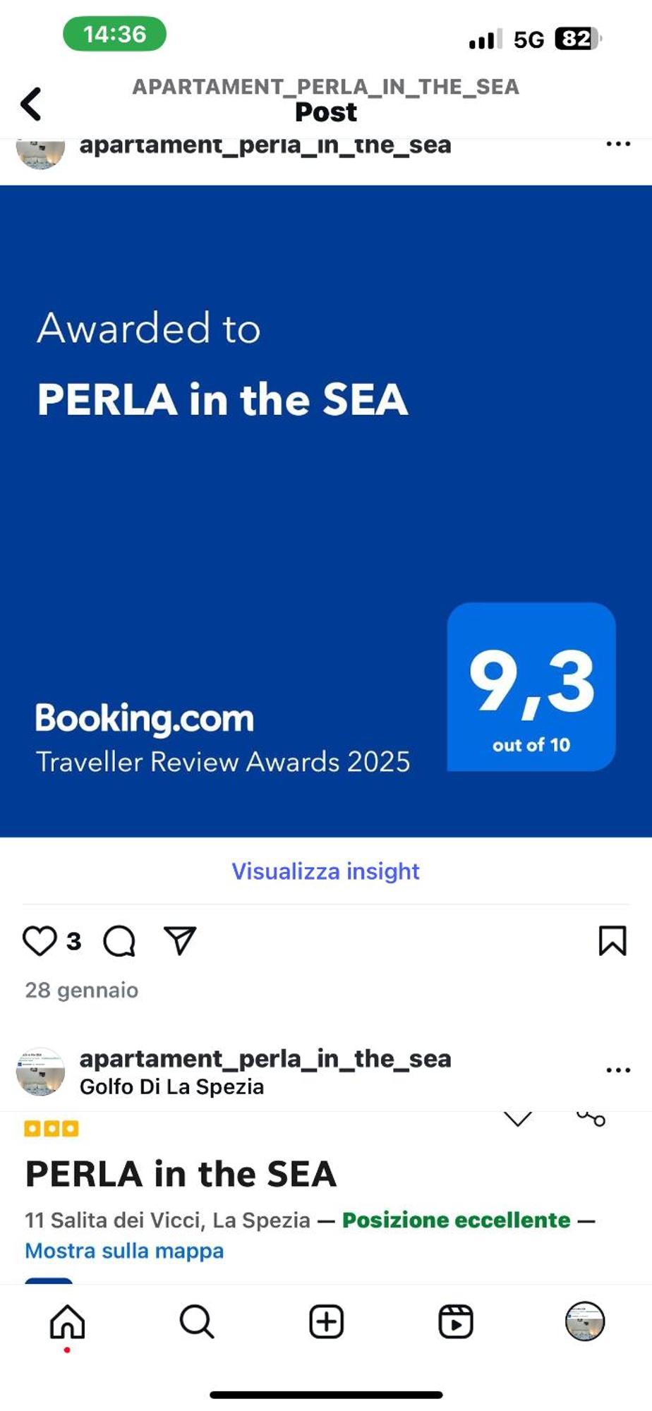 Apartamento Perla In The Sea La Spezia Exterior foto